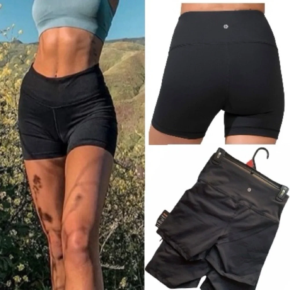 90 Degree by Reflex High-Waist‎ Flex Shorts